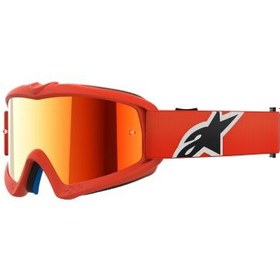 Resim Alpinestars Vision Youth Genç / Çocuk Goggle Kross Gözlüğü Oranj / Kırmızı 