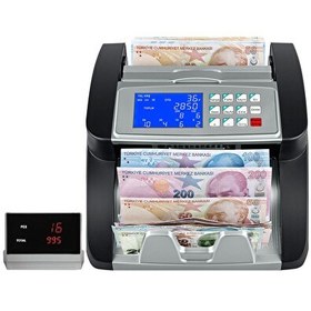 Resim Baove GB7100B Karışık Para Sayma Makinesi - TL - Euro - USD - Türkçe Sesli Uyarı - Müşteri Ekranı 