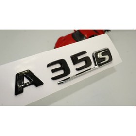 Resim DK Tuning A 35S Bagaj Parlak Siyah Abs 3m 3D Yazı Logo 