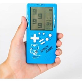 Resim Tetris Oyun Konsolu 23 Bulmaca Oyunu Byalı 3.5 Inç Lcd Mini Taşınabilir i 
