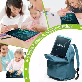 Resim LCD Yazma Tableti Dijital Kalemli Çizim Yazı Tahtası Renkli Ekran 10 Inch (25,4 Cm) 