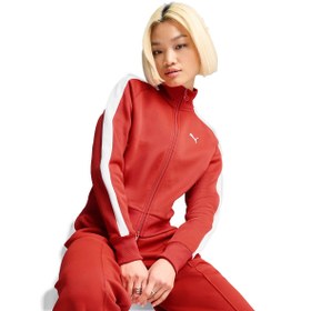 Resim Puma T7 Always On Track Kadın Kırmızı Günlük Stil Ceket 62979615 
