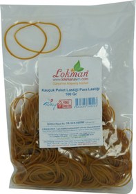 Resim Lokman Avm Kauçuk Paket Lastiği Para Lastiği 100 G Paket 