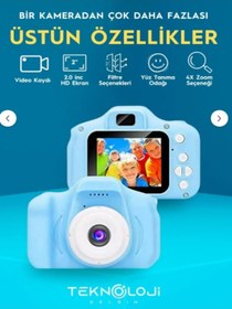 Resim Teknoloji Gelsin Dijital Fotoğraf Makinesi Mini 1080p HD Kamera Hafıza Kart Hediyeli Çocuk Kamerası 