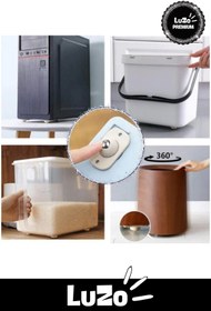 Resim Genel Markalar Premium Seri Küçük Tekerlekli Yapışkanlı 360 Derece Dönebilen Mobilya Eşya Kaydırma Aparatı 4 Adet 