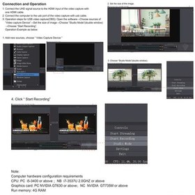 Resim Xindoker 4k Hdmı Video Yakalama Kartı - Usb 3.0 Canlı Yayın Ve Oyun Kaydı İçin Kompakt Tasarım 