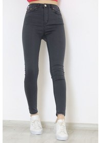 Resim Mokashopin - Süper Likra Kot Pantolon Koyufüme - 9815.1431. 001 