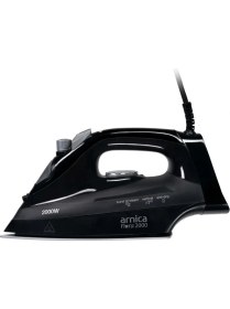 Resim Arnica UT61044 Flora Seramik Buharlı Ütü 2000W Siyah Tabanlı Şık Tasarım 