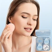Resim DI&XI Küçük Kuzu Moo Puff Seti, Su Damlası Allık Highlighter Kapatıcı Çoklu Parmak Tozu 5 Adet, Hava Yastığı Özel Kuru Islak Makyaj Aracı Güzellik Süngeri 