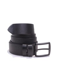 Resim Dagoster DMK26-353 Siyah 4 CM Suni Deri Erkek Kemer Siyah 
