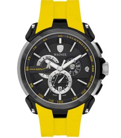 Resim Wainer WA.16910-E Çelik Siyah Erkek Kol Saati 