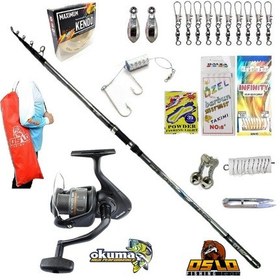 Resim Revenger Rv-65 Oslo Crome 420cm 70-250gr Profesyonel Surf Kıyı Olta Takımı Seti 