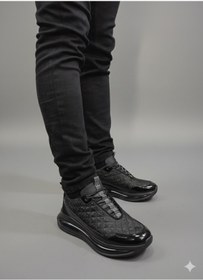 Resim MARCOMEN Lastik Bağcıklı Paraşüt Parçalı Köpük Taban Erkek Sneaker Ayakkabı 22491 