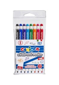 Resim Carioca Beyaz Tahta Kalemi 8 Renk 2.8Mm 42920 