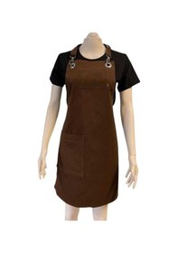 Resim Askılı Cepli Cafe Restoran Önlük Modeli Trend Mutfak Önlüğü Yeni Sezon Kahve 