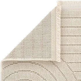 Resim Cool Halı Hasır 623 Krem Halı İnce Mutfak Halısı Yazlık Halı Kilim Kesme Halı Yolluk Antre Hol Koridor Halısı 