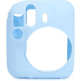 Resim Fujifilm Instax Mini 12 Makine Uyumlu Mavi Koruyucu Silikon Kılıf 