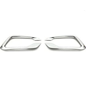 Resim Fiat Egea Sd Uyumlu Sis Far Çerçevesi Krom 2 Parça 2020 Ve Sonrası Modeller İçin 