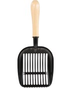 Resim Teltree Hafif Alüminyum Kedi Kumu Küreği - Uzun Saplı, Paslanmaz Ve Rahat Tutuşlu 