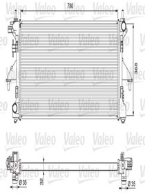 Resim VALEO 701727 Radyator ( Fiat: Ducato ) (WE755674) 