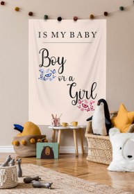 Resim Cinsiyet Partisine Özel Duvar Örtüsü (#27) - 100 X 65 