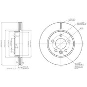 Resim MGA 50426 FREN DİSKİ ÖN AMAROK 10- HAVALI 303mm 