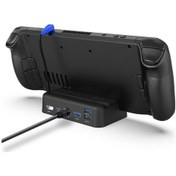 Resim Steam Deck Oyun Konsolu Tabanı İçin Pgtech Ağ Bağlantı Noktası İle Veri İletimini Destekleyin 