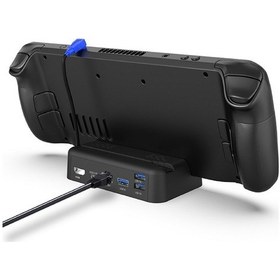 Resim Steam Deck Oyun Konsolu Tabanı İçin Pgtech Ağ Bağlantı Noktası İle Veri İletimini Destekleyin 