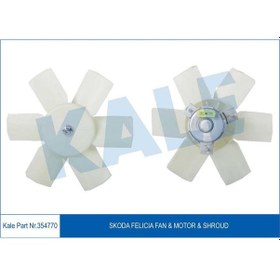 Resim KALE 354770 FAN MOTORU (DAVLUMBAZLI) FELICIA 1.3 1.6 LXI GLX 94-0 