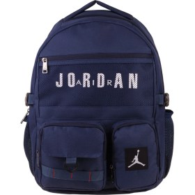 Resim Jordan Air Beş Bölmeli Brooklyn Navy Blue Lacivert Erkek Çocuk Günlük ve Okul Sırt Çantası - Q3184 