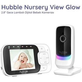 Resim Hubble Nursery View Glow 2.8" Gece Lambalı Dijital Bebek Kamerası 