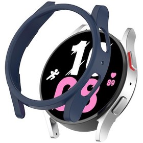 Resim Samsung Galaxy Uyumlu Watch 5 İçin 44 Mm Yarım Kapsama İçi Boş Pc Koruyucu Kılıf Gece Mavisi 