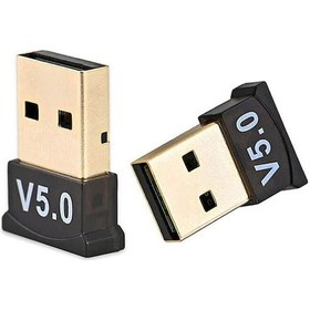 Resim Wozlo 5.0 Mini Dongle USB Alıcı Verici Bluetooth Adaptör 