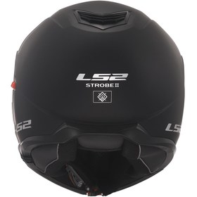 Resim Ls2 Strobe 2 Çene Açılır Kask Mat Siyah 