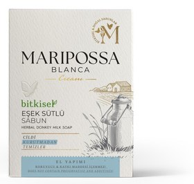 Resim Maripossa blanca bitkisel eşek sütlü sabun 110gr 