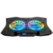 Resim Inca Gms Arrax II 2X Rgb Fan Lcd Kontrol Panel 7 Gaming Notebook Soğutucu 