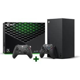 Resim Microsoft Xbox Series X CD'li 1 TB YD + 2 Kol | Siyah 