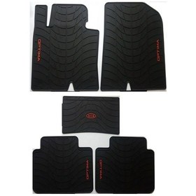 Resim Kia Optima Lüks Kauçuk Lateks Oto Paspas Siyah 