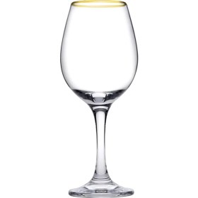 Resim Touch Golden Touch Şarap Kadehı 295 cc D 6'lı Hediyelik Kutu 