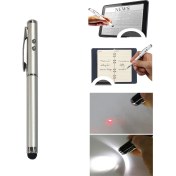 Resim Sunsky At-16 4 in 1 Çok Fonksiyonlu Cep Telefonu Pen İçinde Gümüş (Yurt Dışından) 