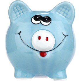 Resim Symbee Sevimli Domuz Kumbarası - 4 Renkli Seramik Para Biriktirme Kutusu, Çocuklar İçin Eğitici Hediye 