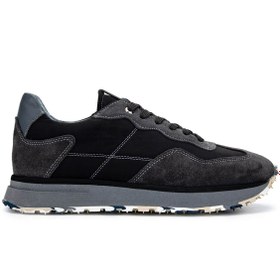 Resim Tamer Tanca Erkek Deri & Tekstil Antrasit/Siyah Sneakers & Spor Ayakkabı 