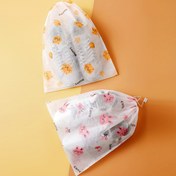 Resim 10 adet KALP YAPRAĞI Ayakkabı Saklama Çantaları - Toz Geçirmez, Kelebek Geçirmez ve Su Geçirmez Non-Woven Kumaş Düzenleyici, Küçük ve Büyük Ayakkabılar için Şeffaf ve Bağcıklı Kapatma ile Ayakkabı Dolabı'nızı Düzenli ve Şık Tutun, Asılı Ayakkabı Düzenleyicileri 