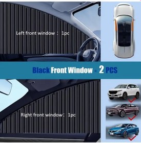 Resim Xuweiwei 2 Adet Ön Cam Güneşlik Perdesi - Ayarlanabilir Portatif Yan Cam Kaplaması, Kamp Ve Yolculuklar İçin 