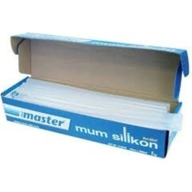 Resim Master Mum Silikon Kalın Şeffaf 12 x 300 mm (Sıcak Silikon Çubuk) 1 kg 