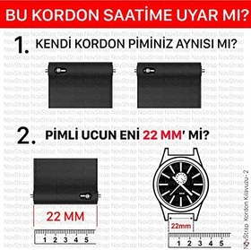 Resim NovStrap Huawei Watch Gt6/Gt5/Gt4/Gt3/Gt2 46mm Pro/Se/Elite ile Uyumlu Kordon Spor Delikli 22mm Kayış NO : 6 SİYAH-KIRMIZI 