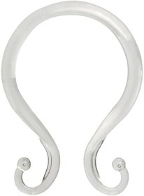 Resim Kenney Çift Duş Perdesi Kancası (12'li Set), Şeffaf 