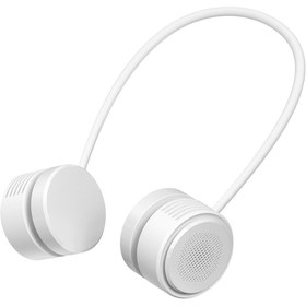 Resim Wiwu Wi-FS014 Twins Neck Taşınabilir Şarjlı Boyun Askılı Fan - Beyaz 
