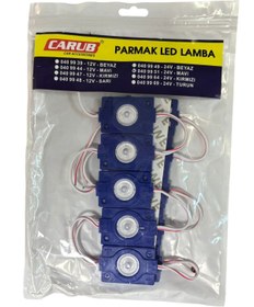 Resim Carub Parmak Lamba Tek Lens Mavi 10'Lu 24V BR 040 99 51 