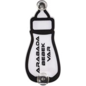 Resim HMNL Arabada Bebek Var Araba Stickeri Bebek Biberon Pleksi Vantuzlu 